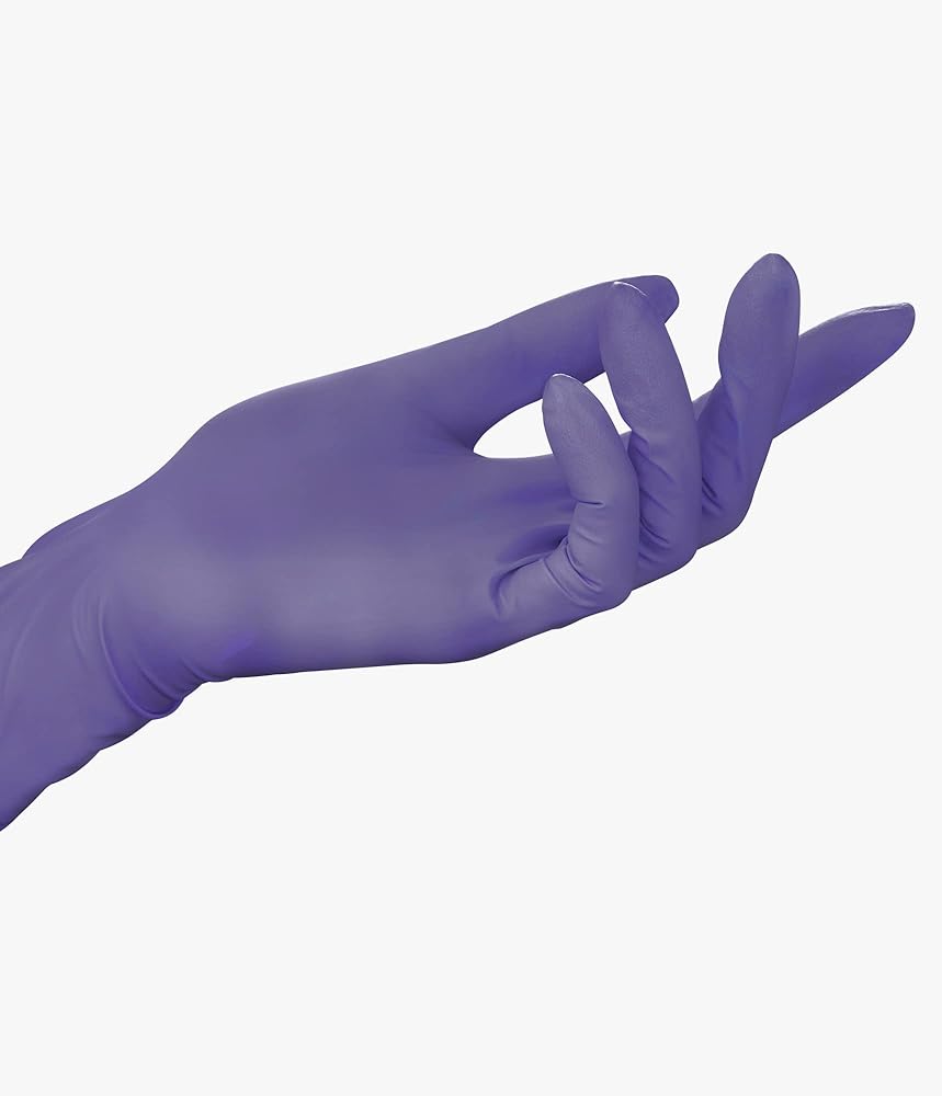 HALYARD PURPLE NITRILE Exam Gloves, Powder-Free, Non-Sterile, 5.9 mil, 9.5", Purple