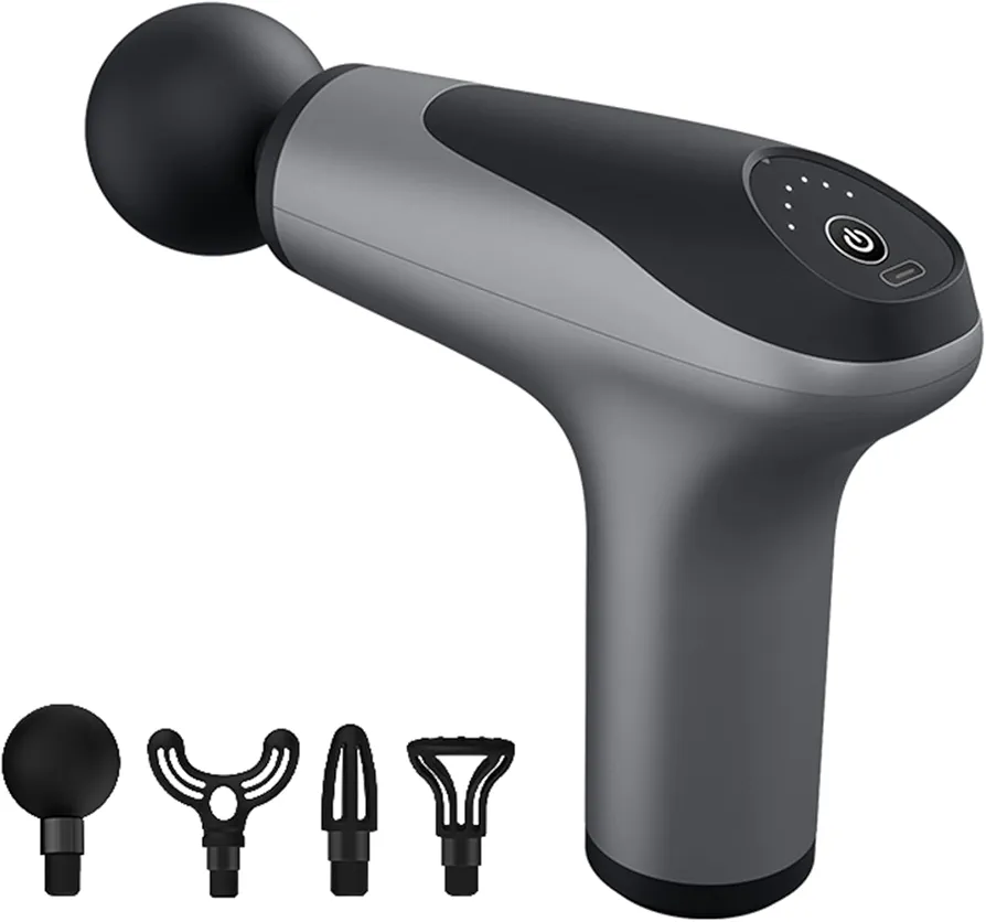 Massage Gun Mini Deep Tissue, Mini Massager for Muscles, Muscle Massager for Pain Relief, Precussion Massage Gun Small, Small & Lightweight, Type-C Charging, Whole Body Back Relax Gift for Men Women