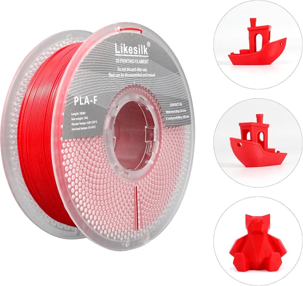 3D Printer Filament PLA F 1KG 1.75mm 3D Printing Filament 3D penfilament Red 1KG